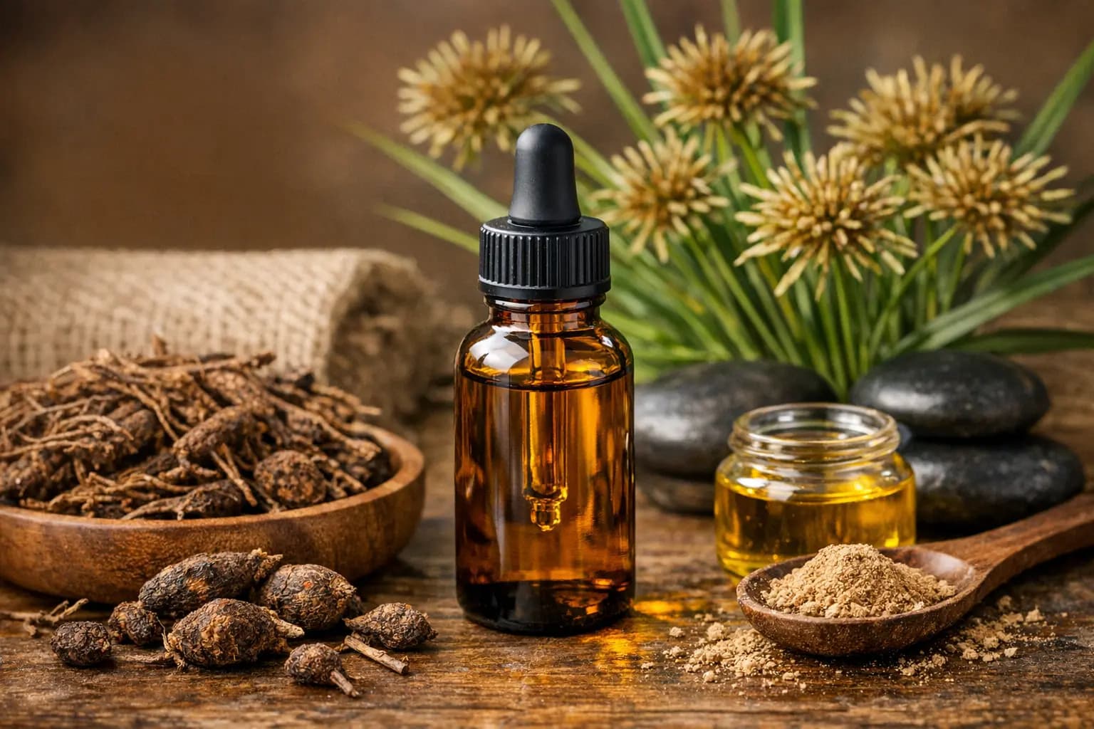 Cyperus root oil